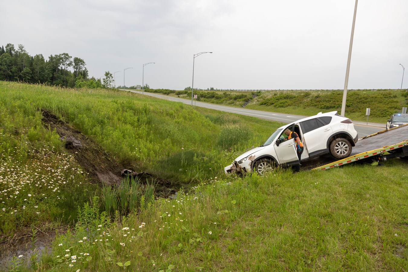 Beauceville: un accident de voiture qui impliquerait de l'alcool
