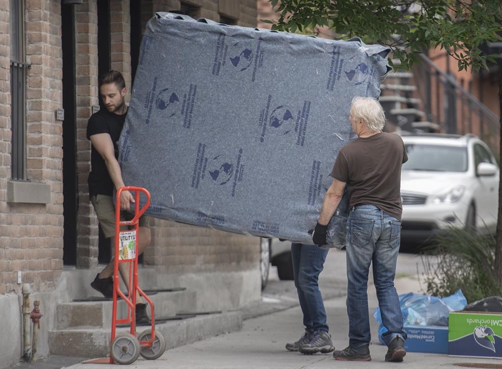 Près de 200 ménages sont logés temporairement lors de la journée des déménagements