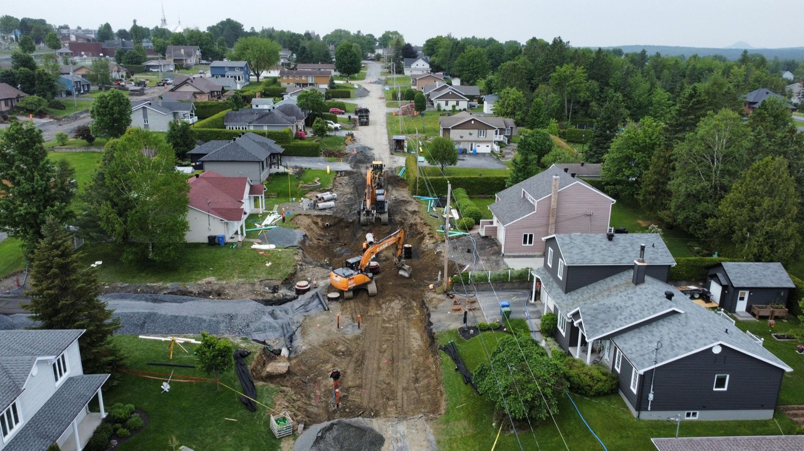 Plusieurs gros travaux à Saint-Éphrem