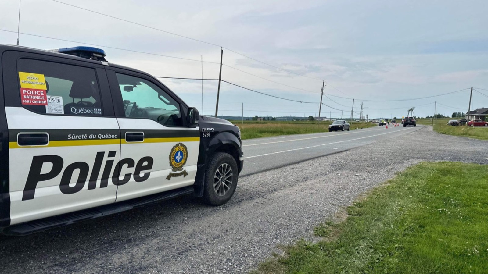 Saint-Frédéric: un blessé grave après une chute à moto