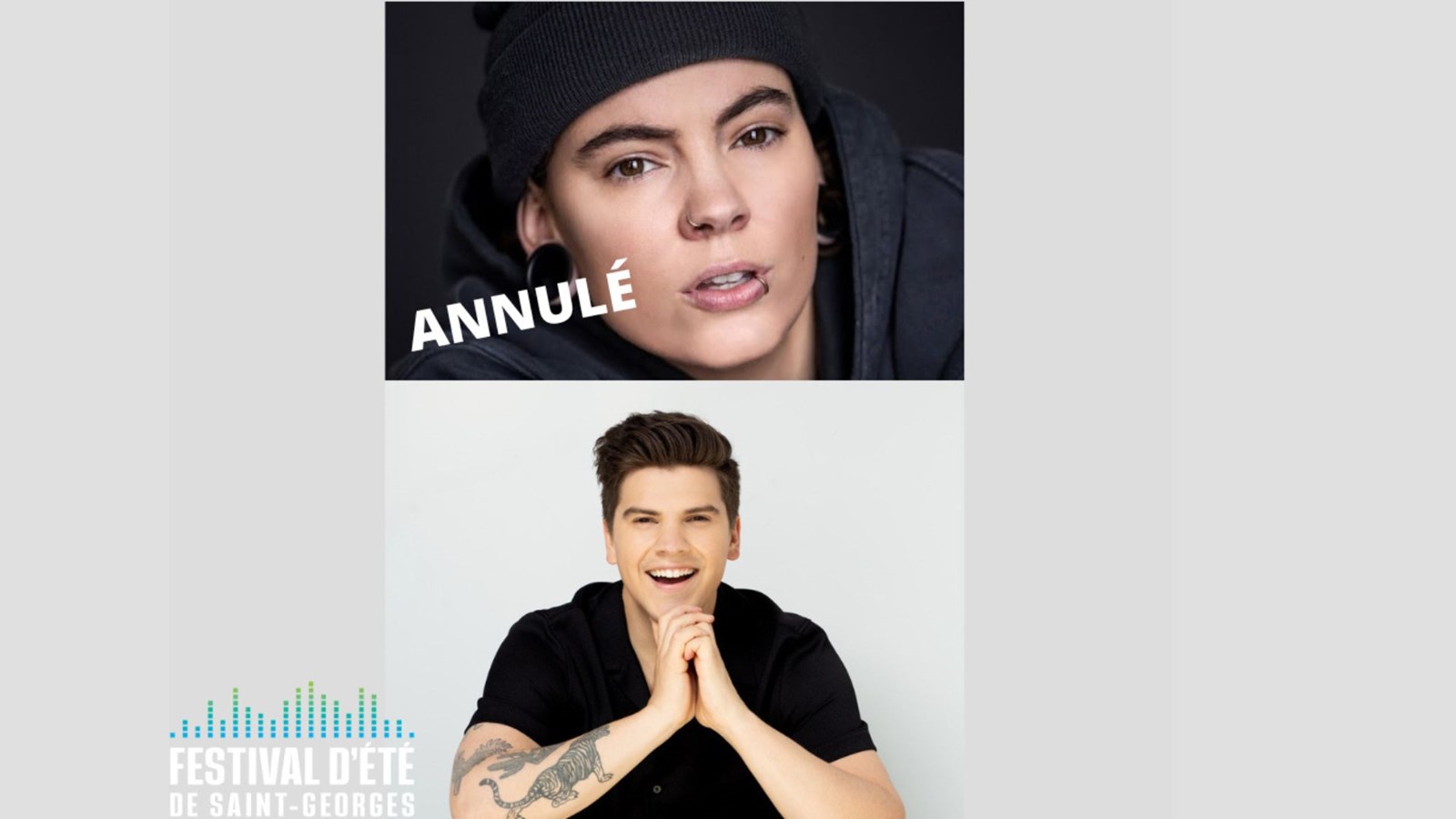 Annulation du spectacle de Roxane Bruneau