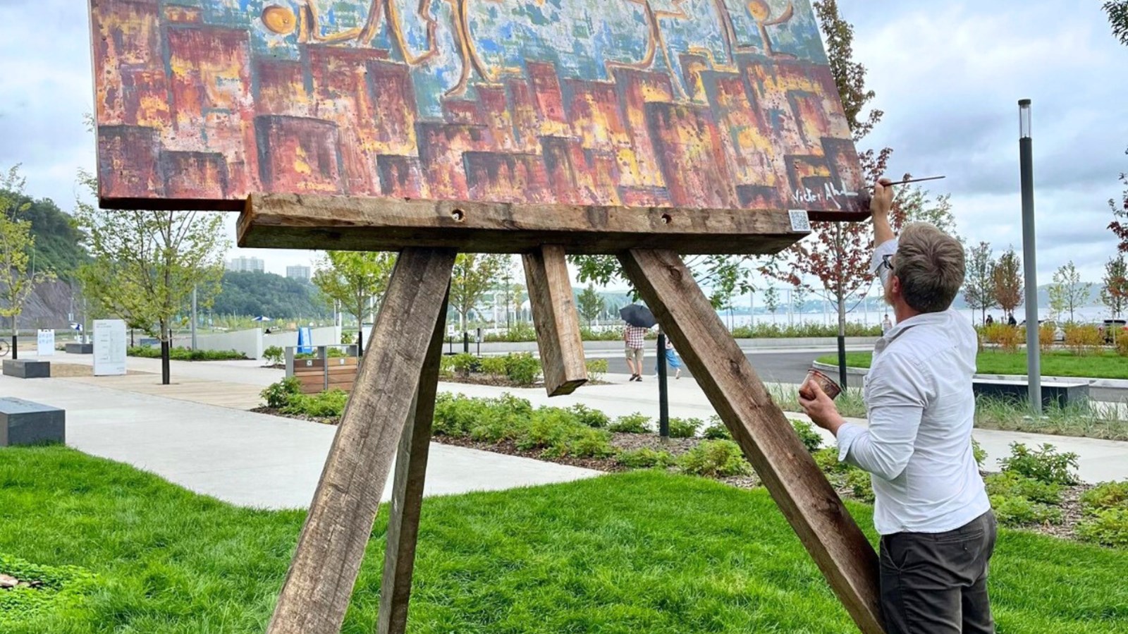 Le Beauceron Victor-Abel Gagné expose en grand à Québec