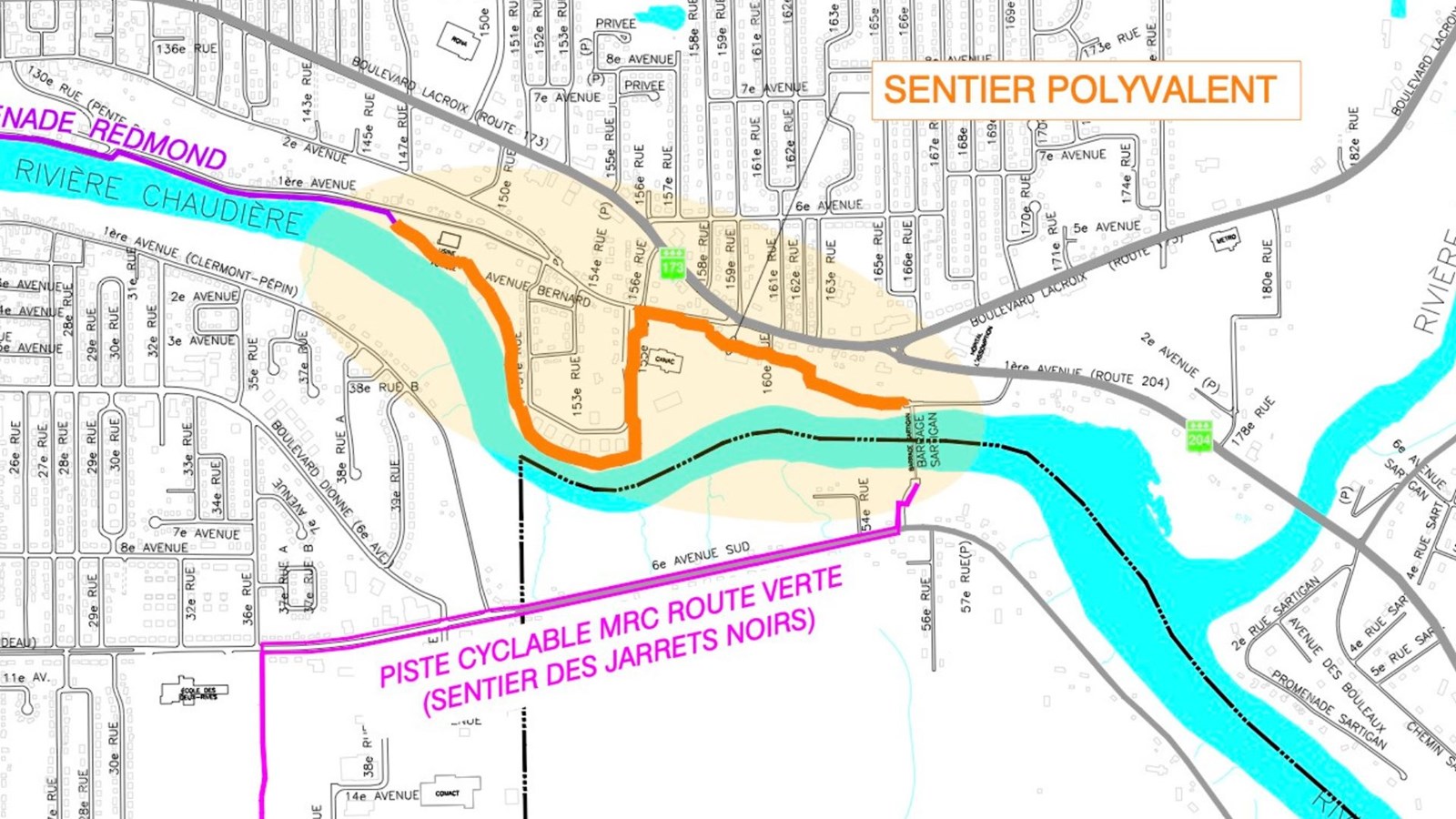 Prolongement de la piste cyclable: le tracé bien acueilli