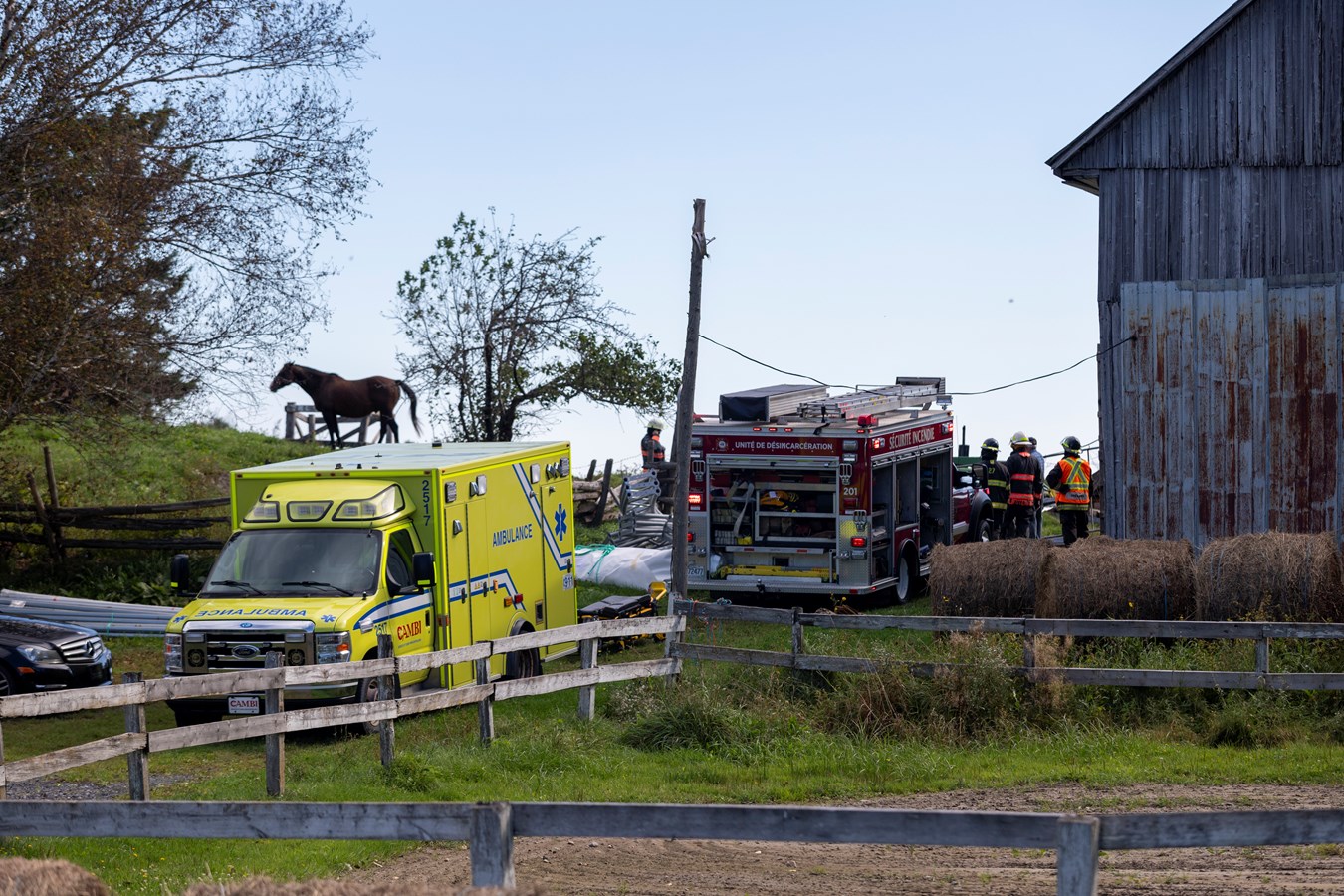 L'homme retrouvé sous un mur de grange était décédé