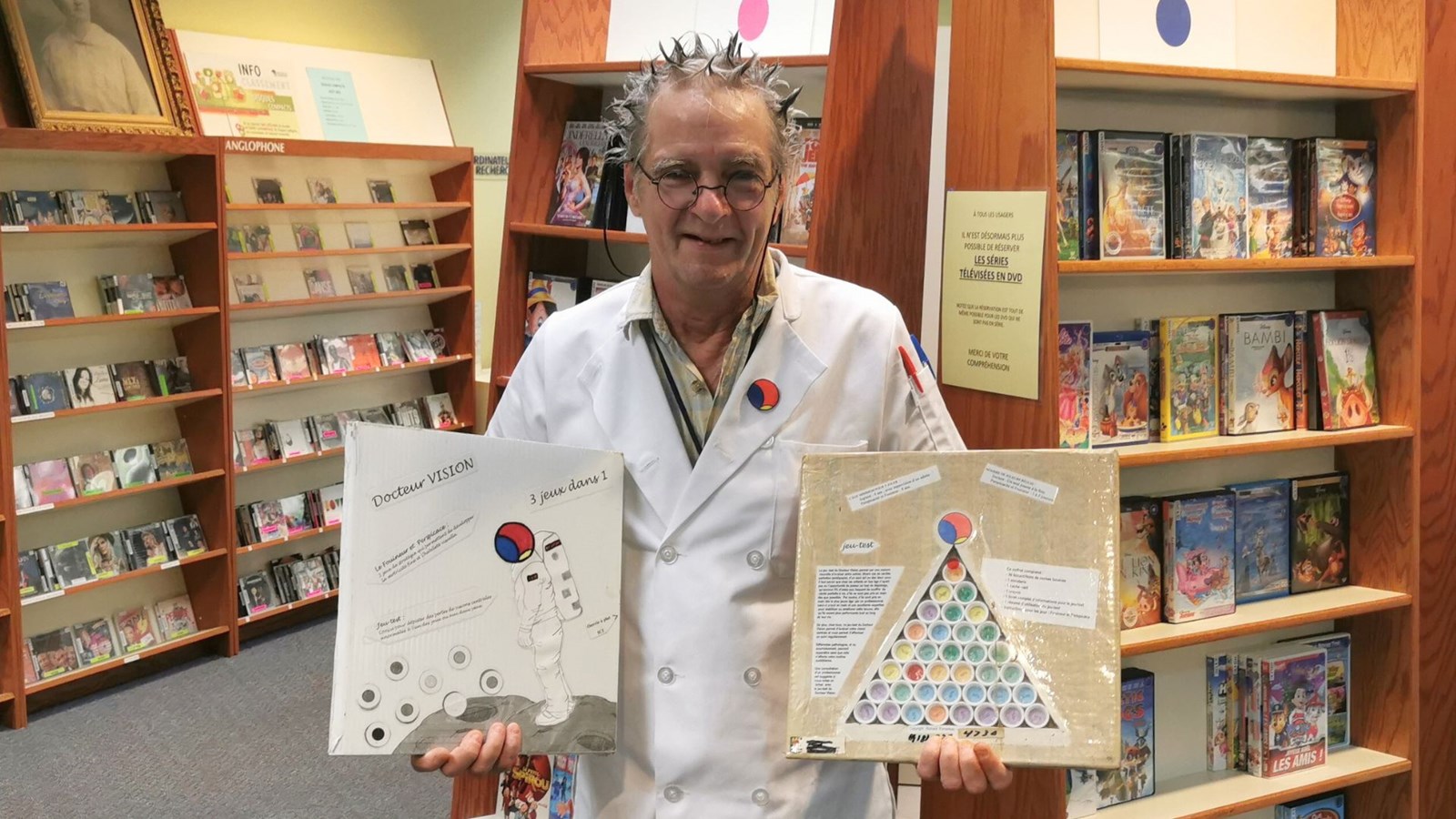 Un jeu-test pour évaluer la vision centrale des petits et des grands