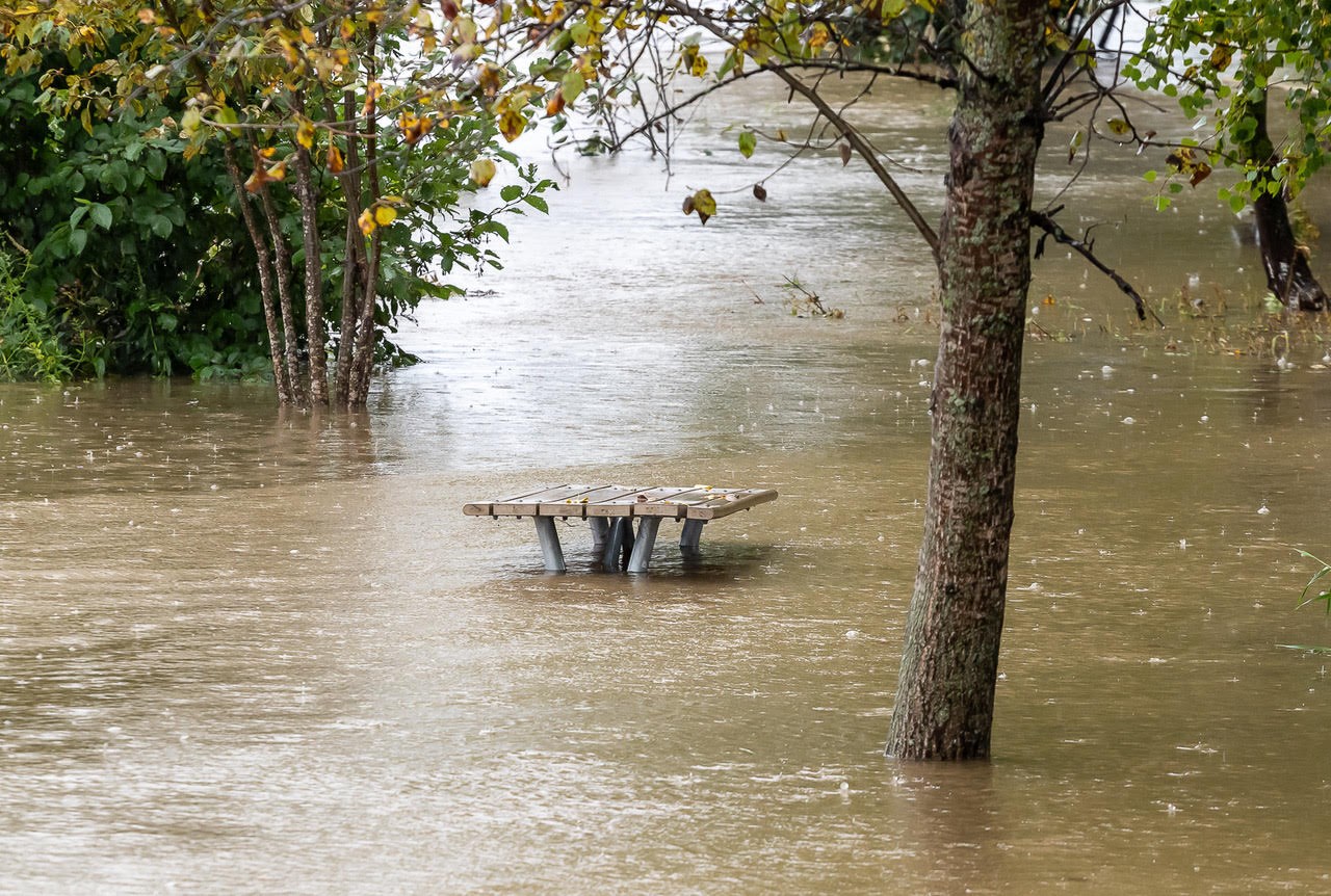 Montée des eaux de la Chaudière