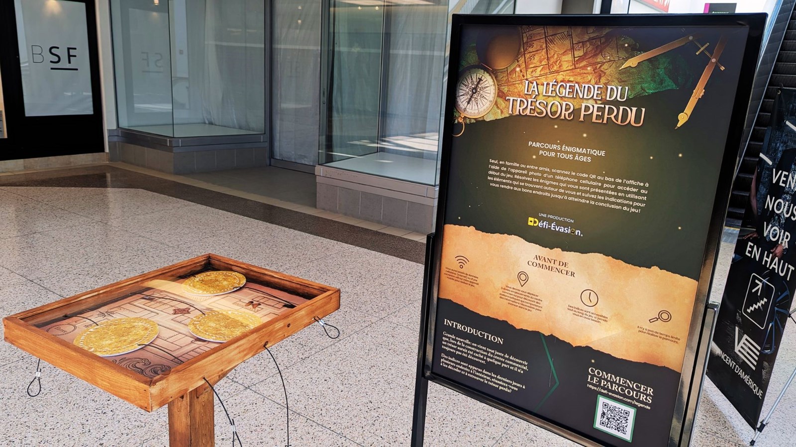 Un jeu d'évasion à réaliser au Carrefour Saint-Georges