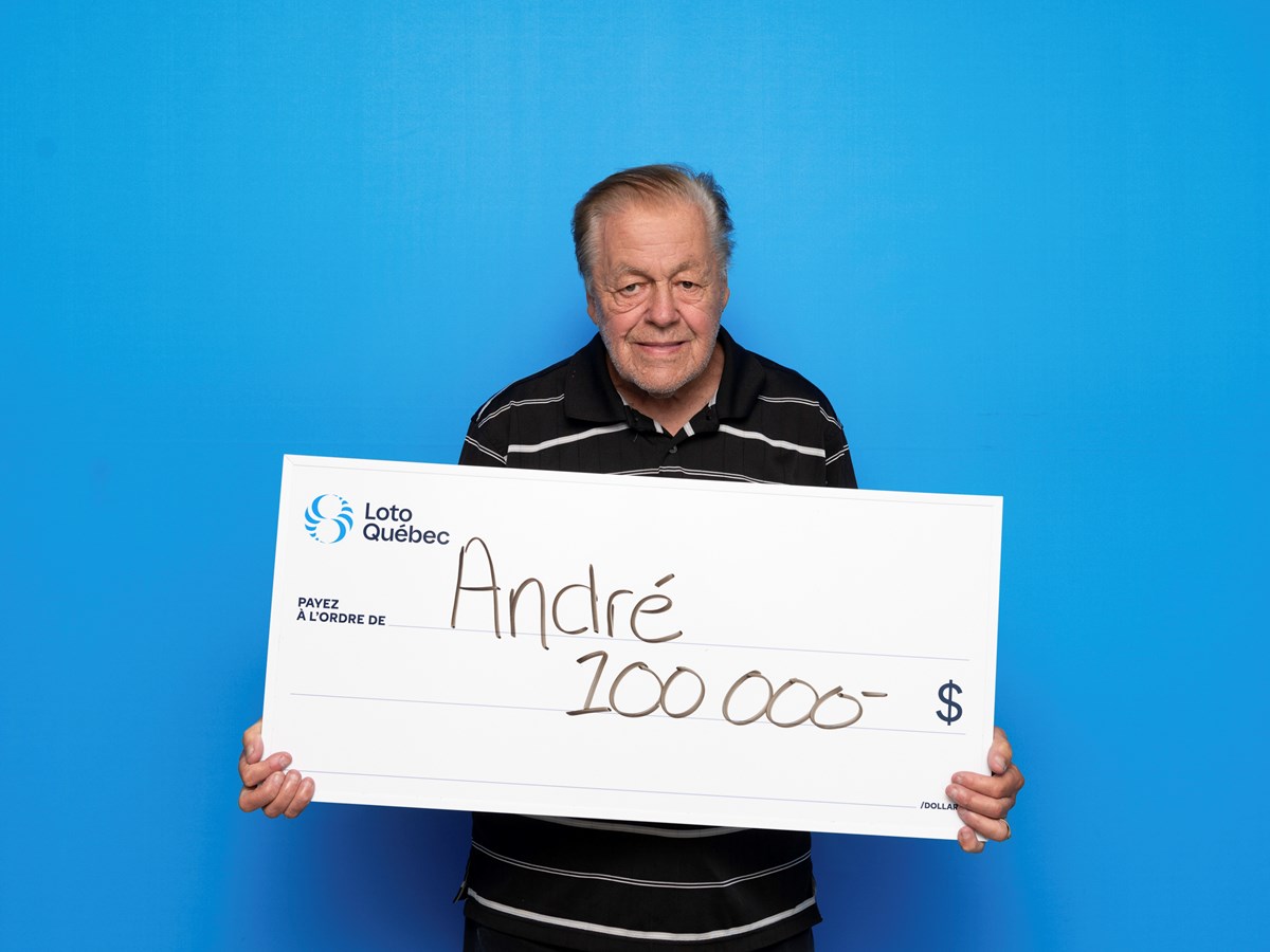 André Roy remporte 100 000$ grâce à un billet de loterie acheté à Sainte-Marie