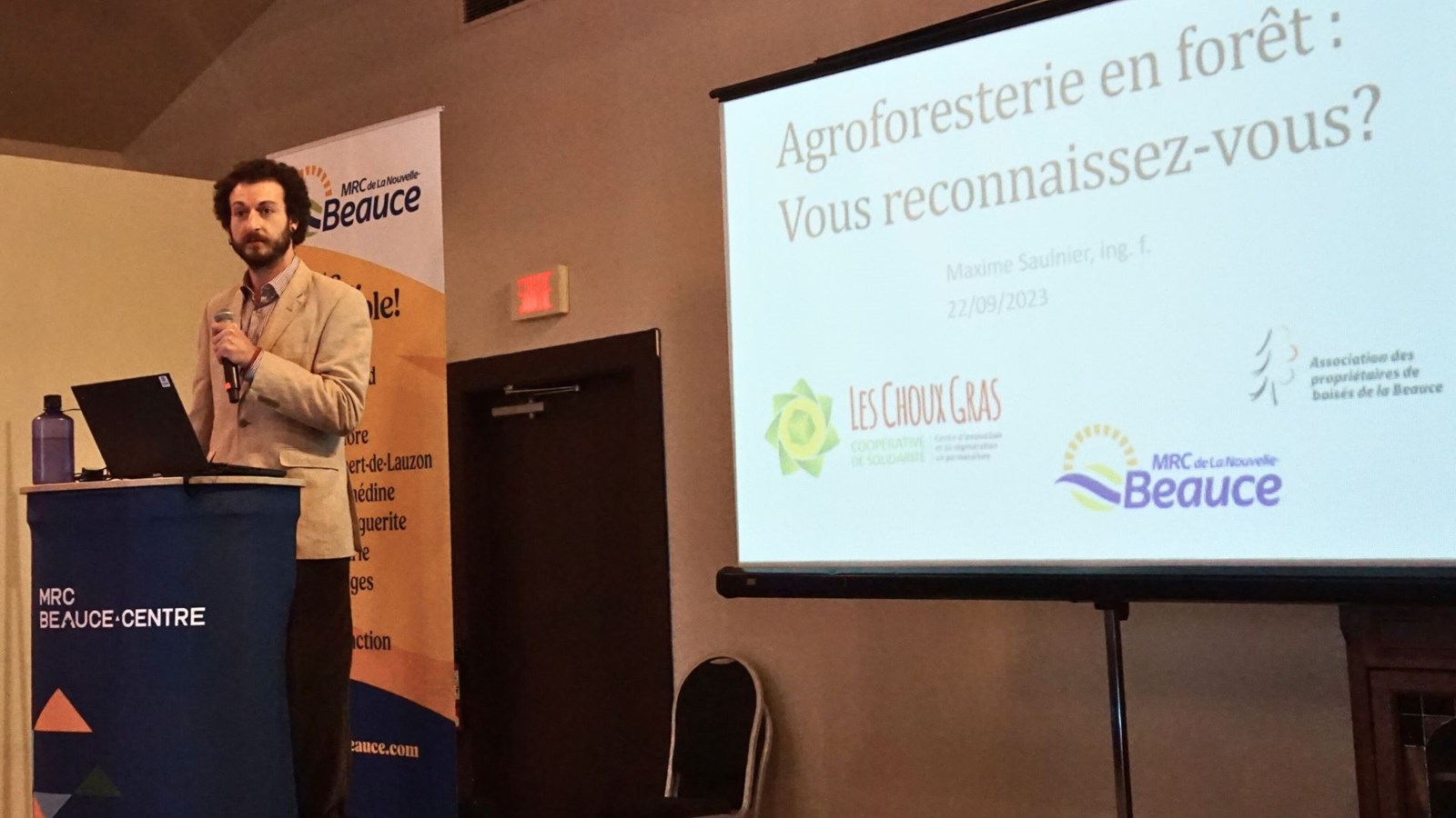 Une cinquantaine de participants aux conférences sur l’agroforesterie et la biodiversité