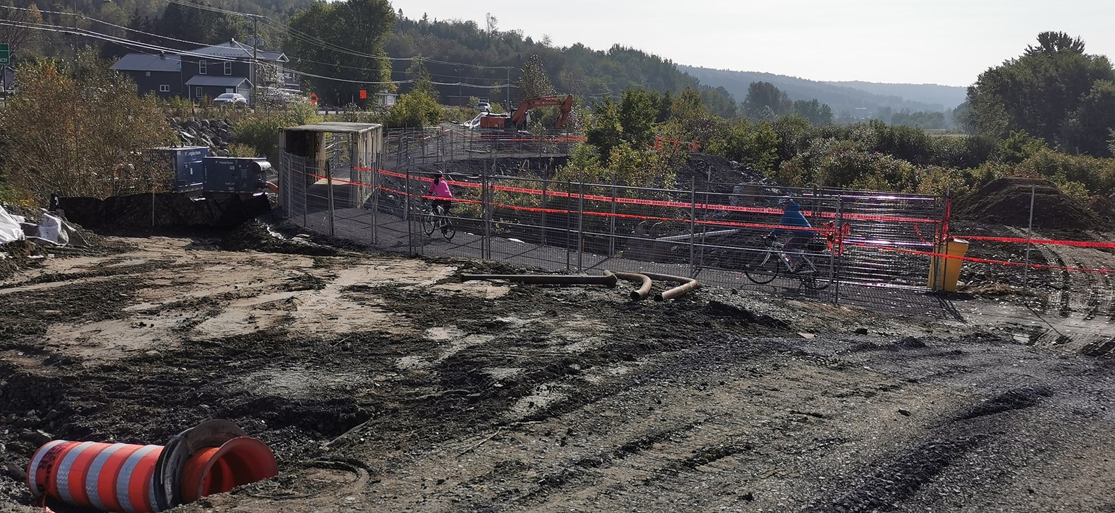 Nouveau ponceau aux Rapides-du-Diable: les travaux progressent bien