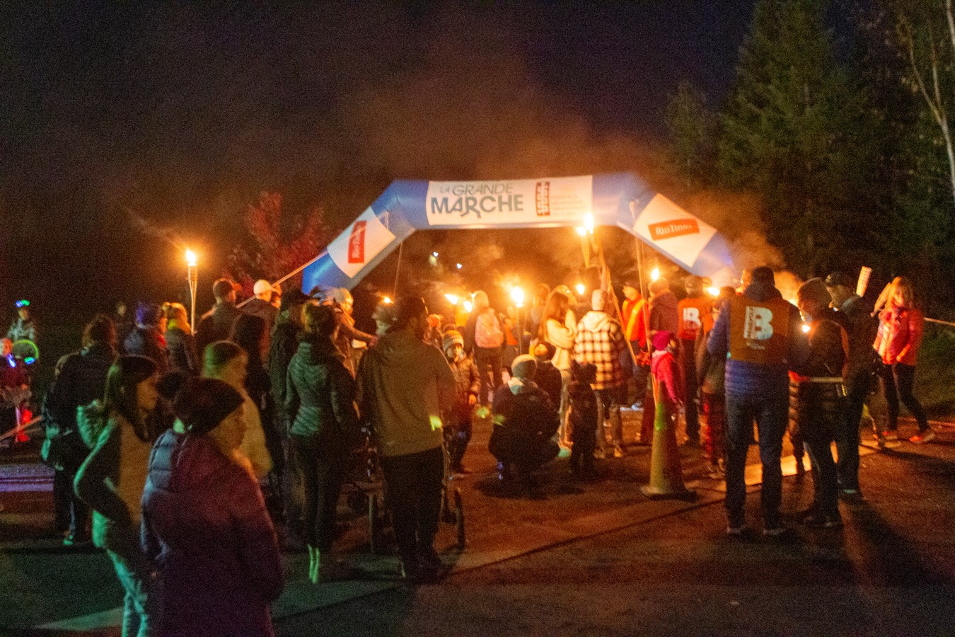 Retrouvez la Grande marche aux flambeaux à Saint-Benoît-Labre