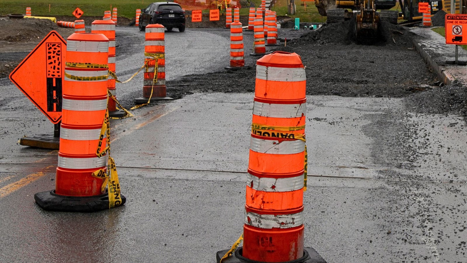 Réfection de la route 173 à Sainte-Marie