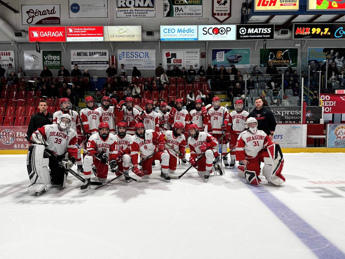 Les Dragons finalistes du tournoi Bantam