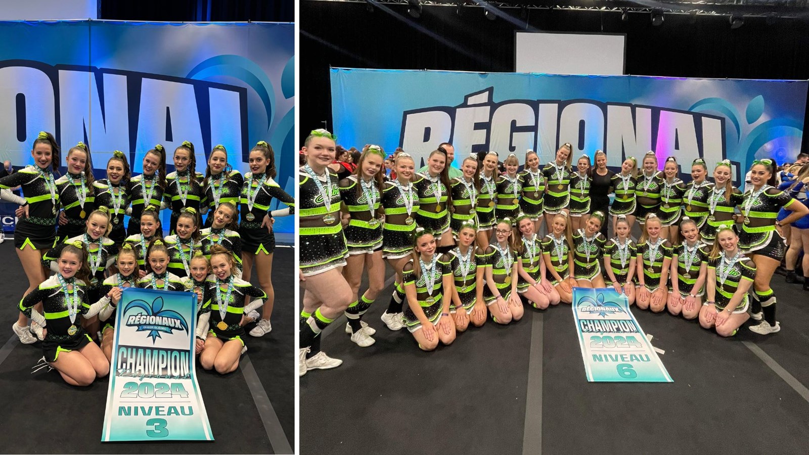 Un beau départ pour la saison compétitive des Jabs Cheerleading