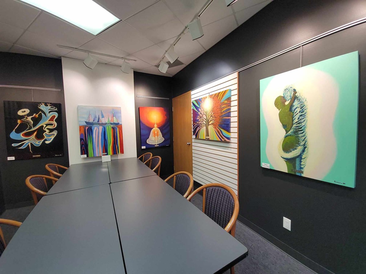 Exposition du peintre Gérald Gosselin à Beauceville