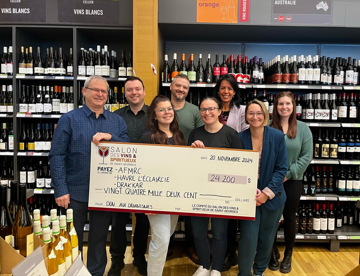 Le Salon des vins et spiritueux de Saint-Georges redonne aux organismes d'ici