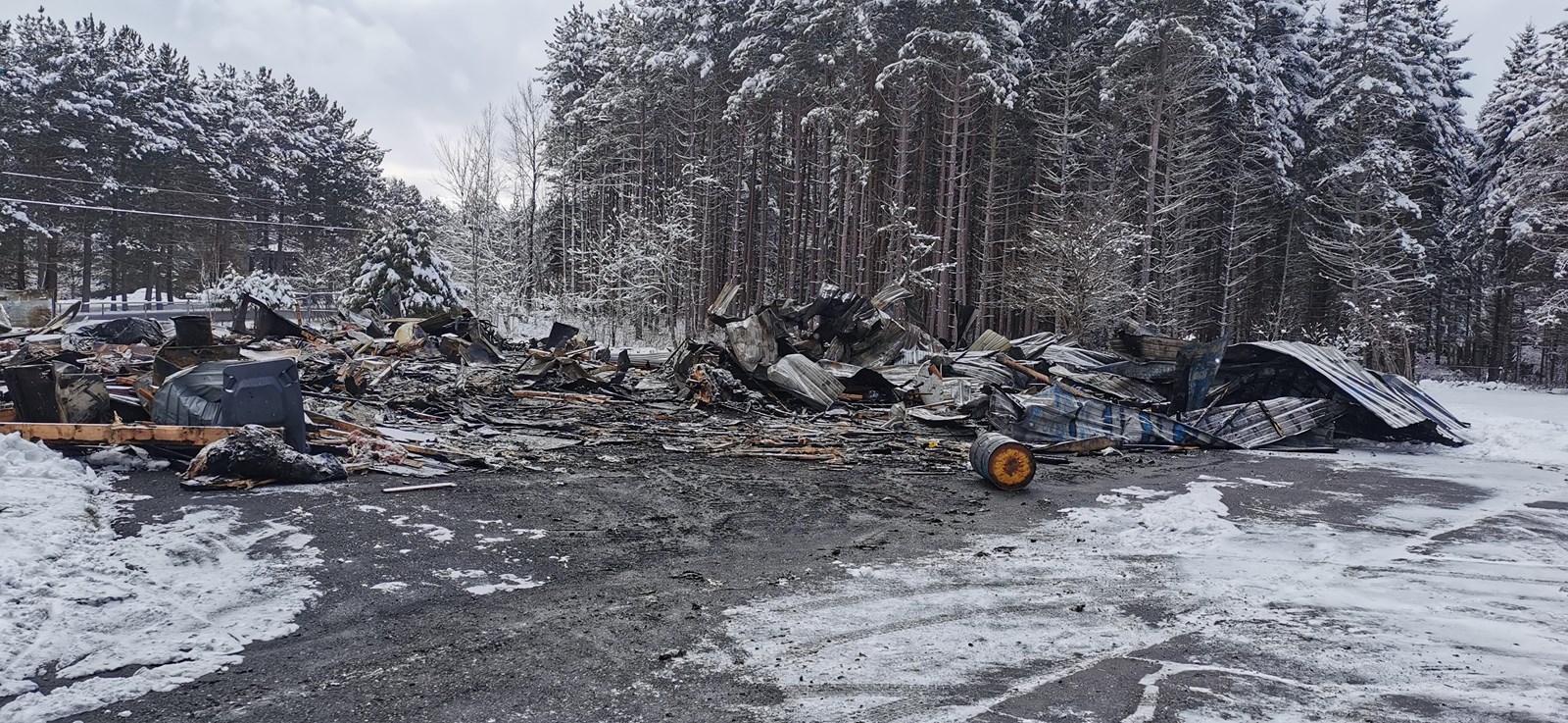 Incendie à Saint-Victor