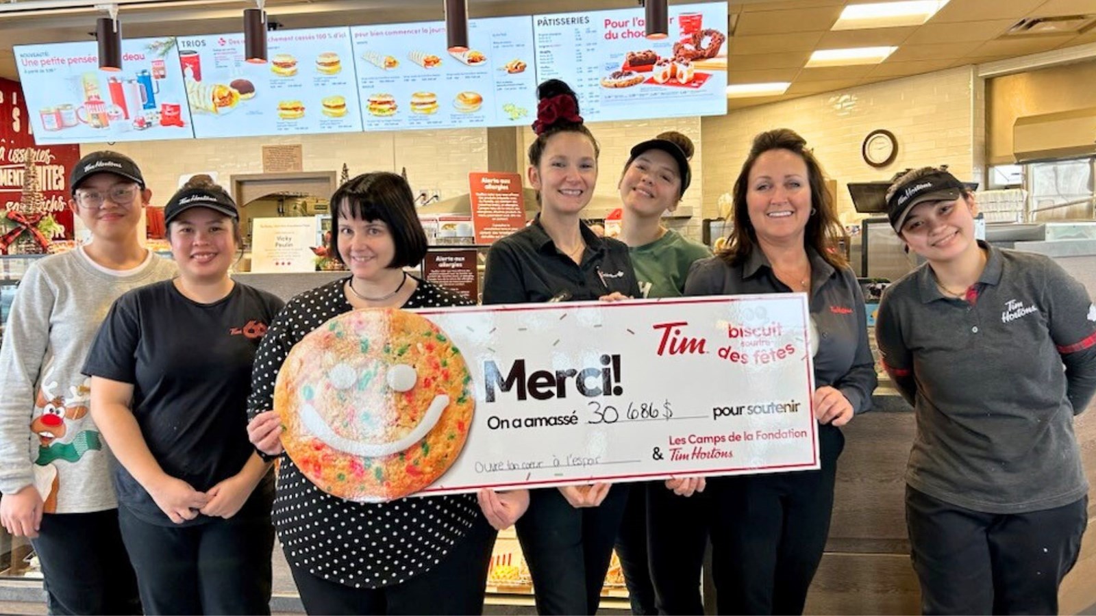 Plus de 30 000 $ amassés grâce aux biscuits «Sourire»