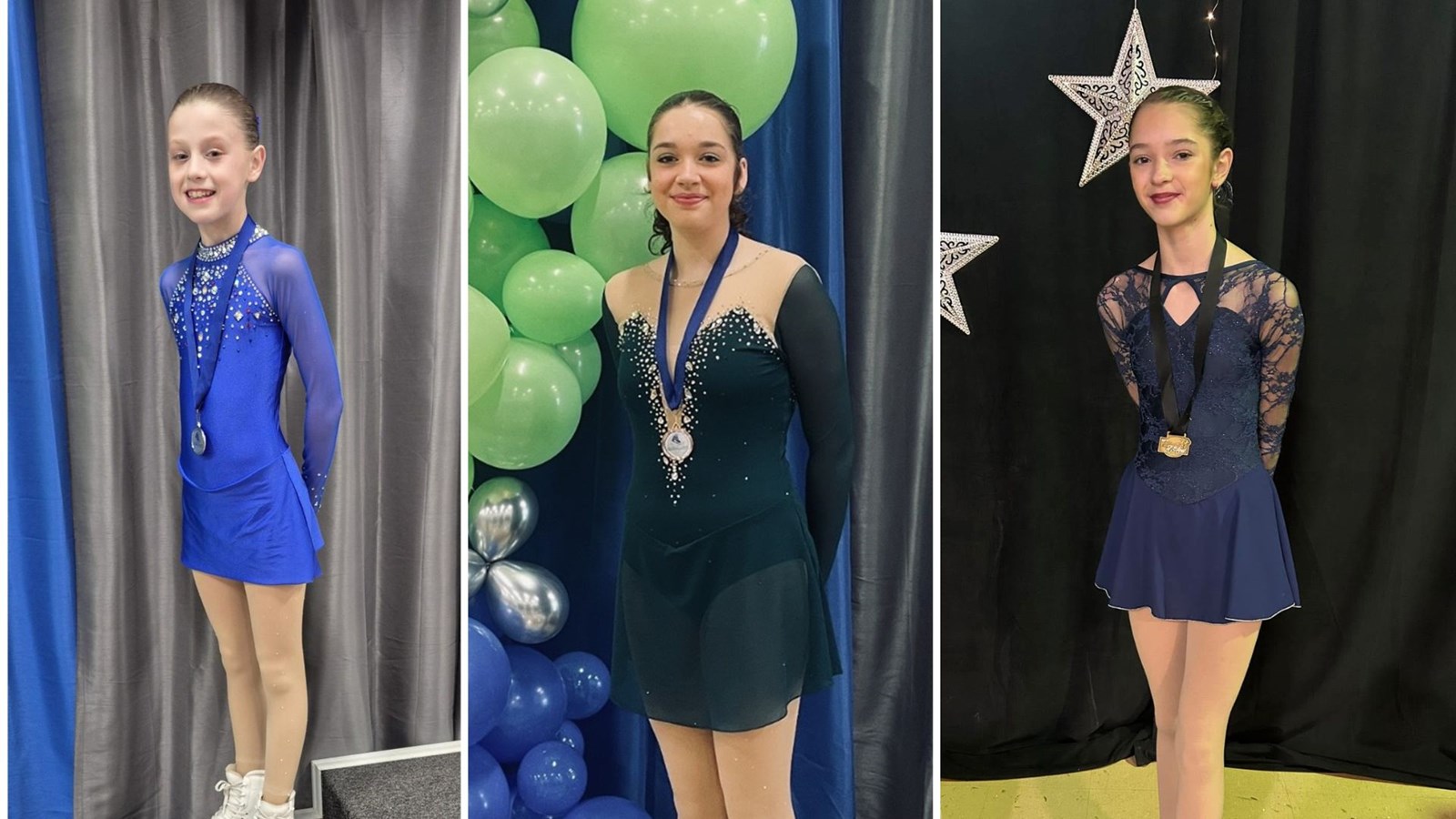 Trois patineuses beauceronnes médaillées