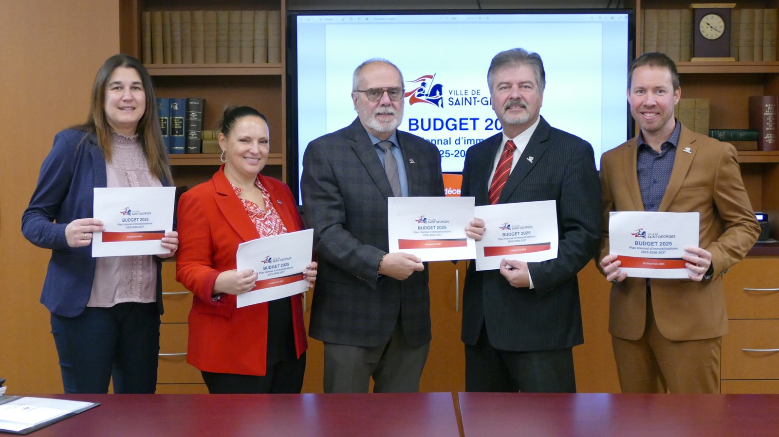 Un budget de 65,5 M$ pour Saint-Georges en 2025