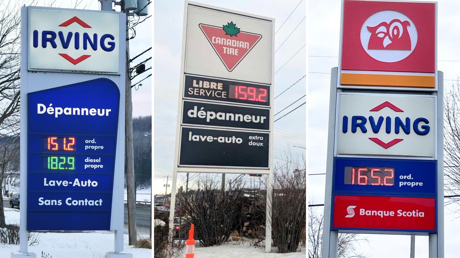 Essence: écart de 14 sous entre Beauceville et Saint-Georges