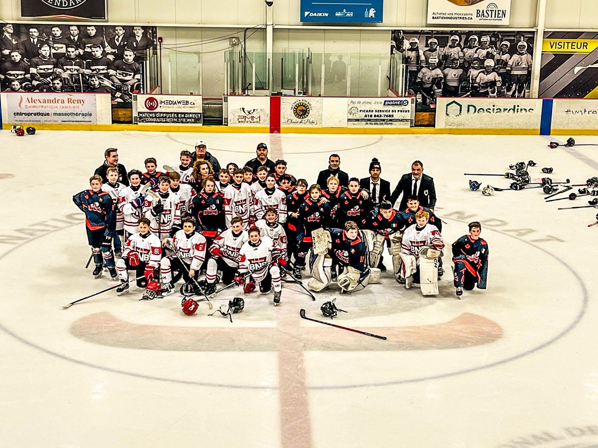 Tournoi international Pee-Wee: le parcours de l'équipe M13 BB du Regroupement BNB est terminé
