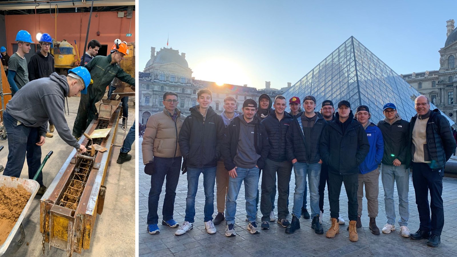 Les étudiants de Génie civil enrichissent leur formation en France