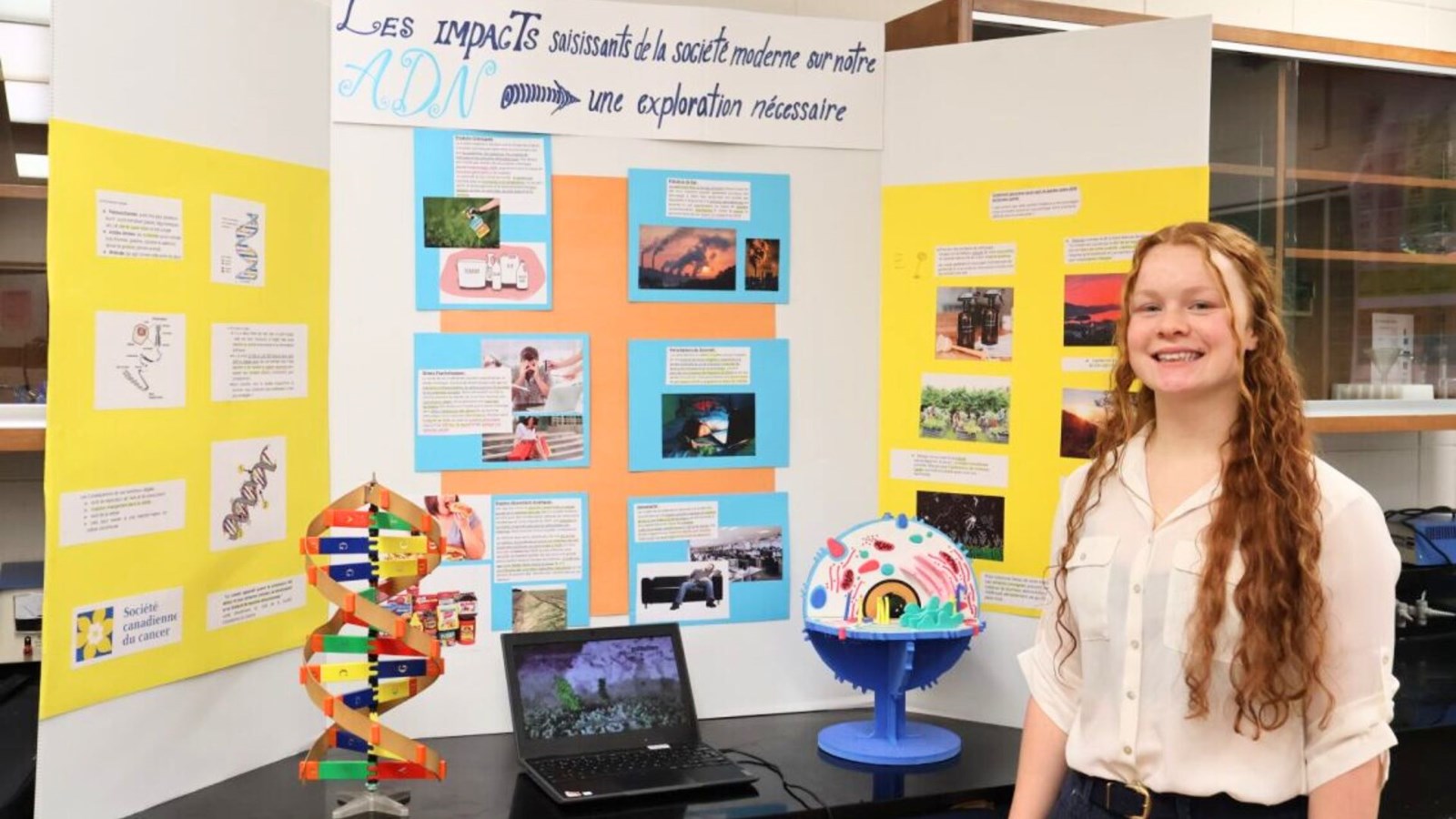 Des élèves récompensées à l’Expo-sciences Desjardins