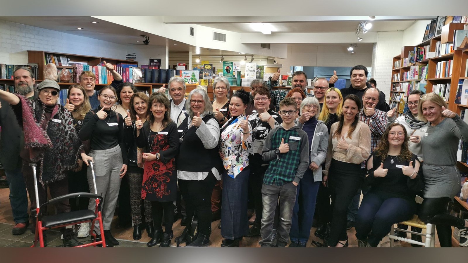 Un beau gratin d'auteurs rassemblés à la Librairie Sélect 