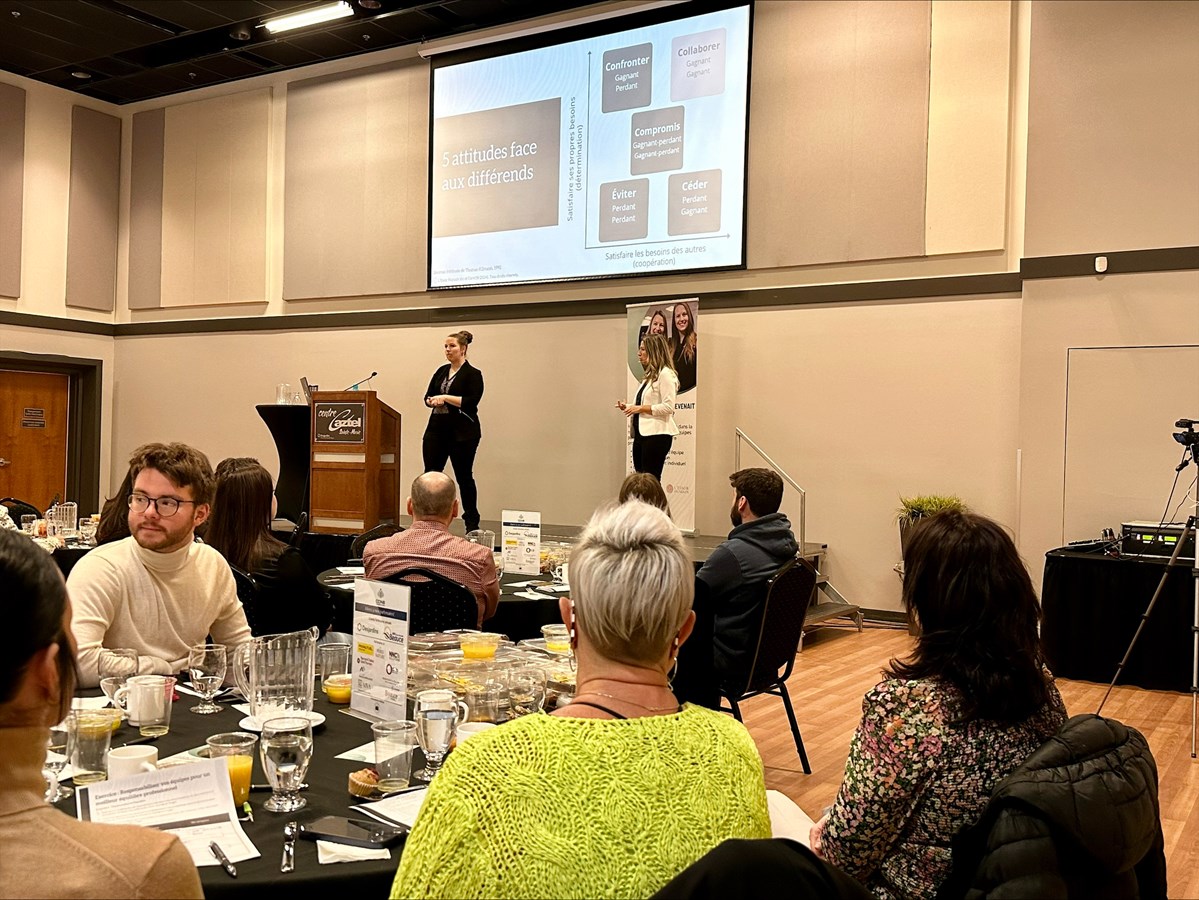 Un déjeuner-conférence pour responsabiliser ses équipes