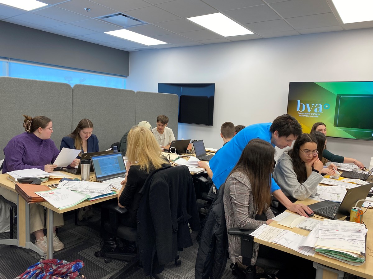 Clinique d'impôt: immersion professionnelle pour les étudiants du Cégep Beauce-Appalaches