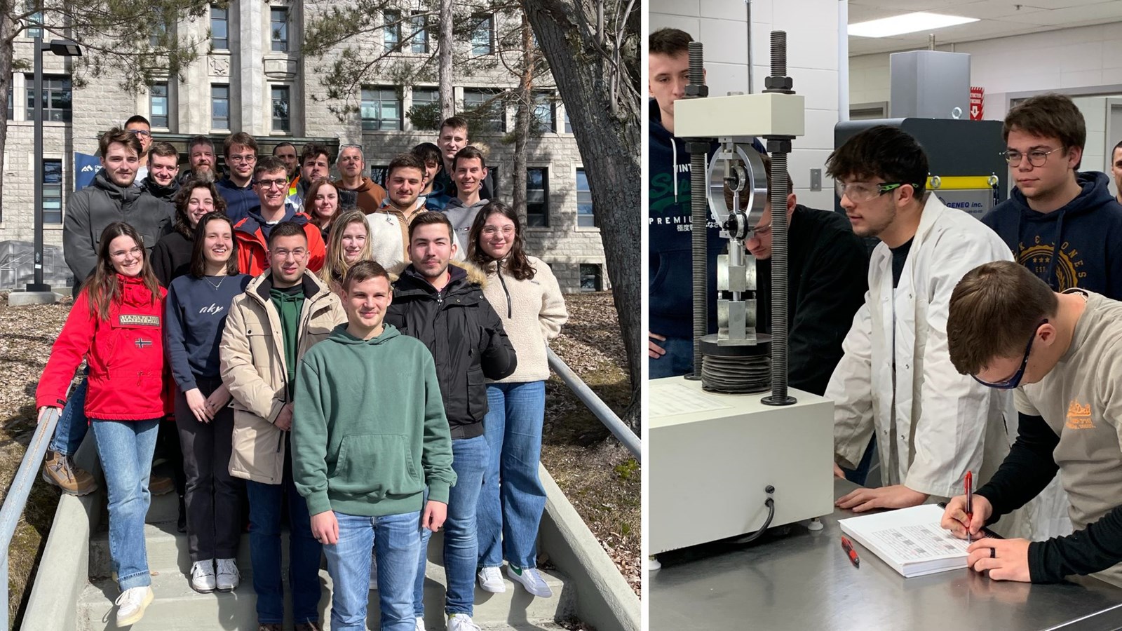 Génie civil: des étudiants français ont bénéficié de l'expertise beauceronne