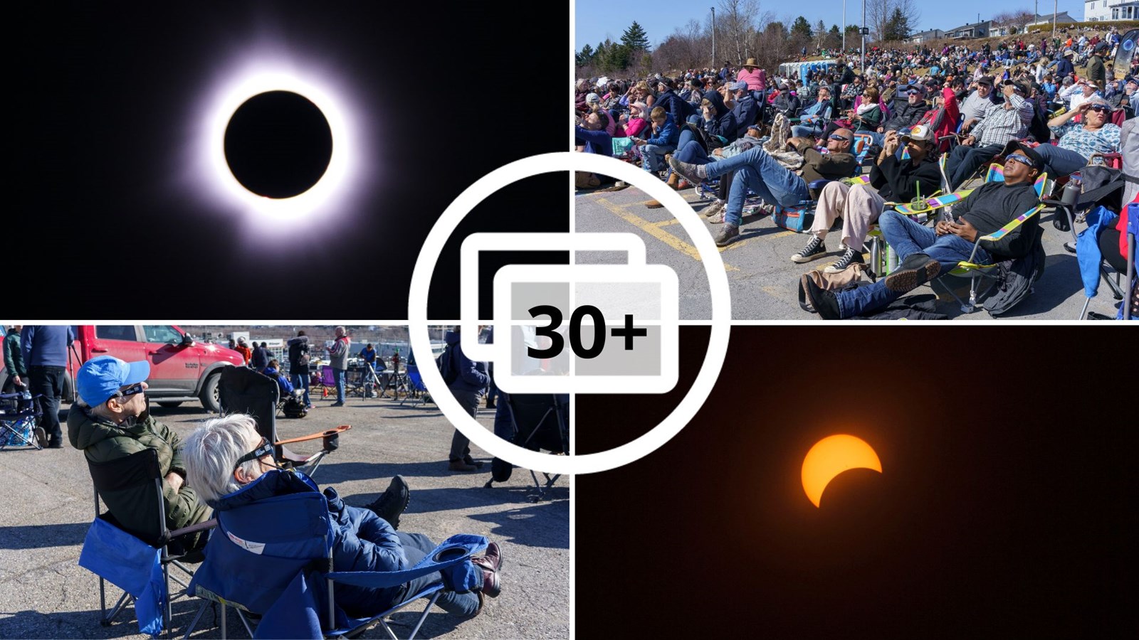 L'éclipse solaire totale à travers la lentille de nos journalistes
