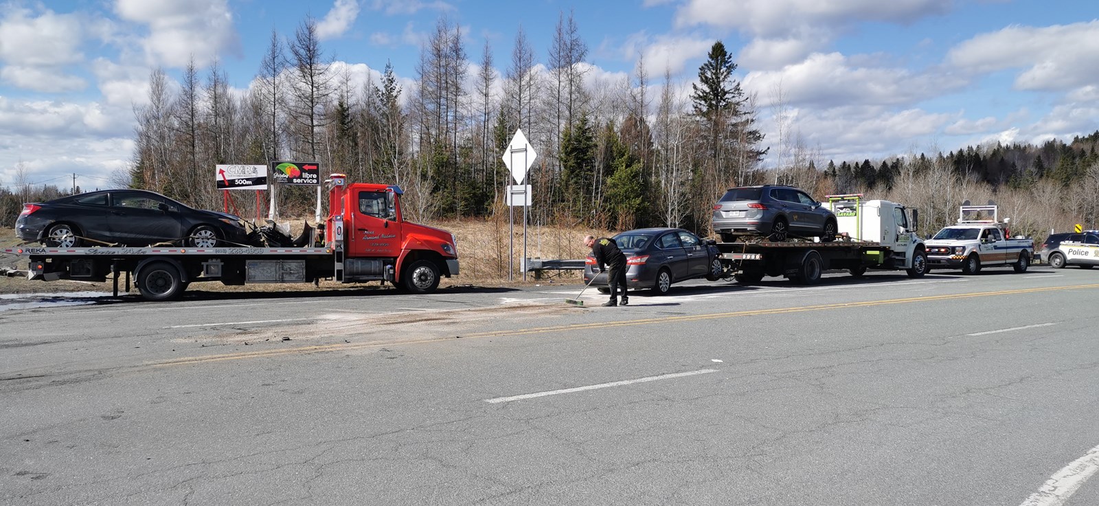 Trois blessés mineurs à Beauceville