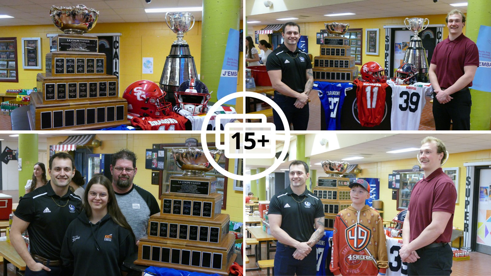 David Dallaire et Jamyson Goudreau de retour à la Polyvalente de Saint-Georges