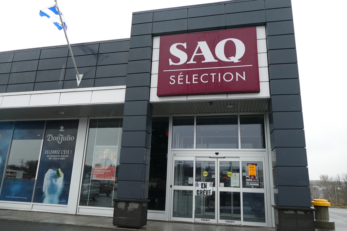 La Société des alcools du Québec en grève pour deux jours