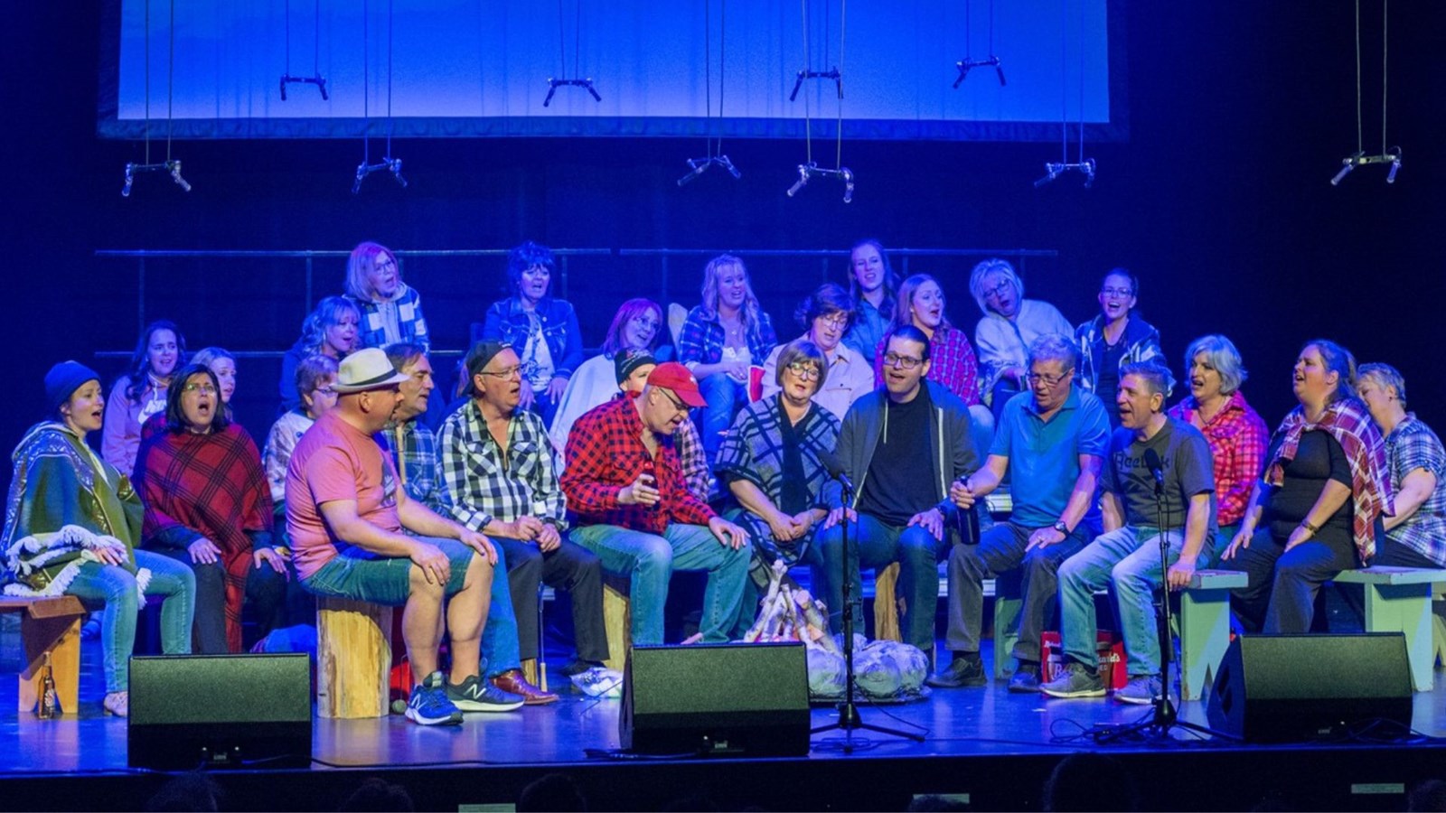 Le groupe vocal Les Troubadours offre deux prestations