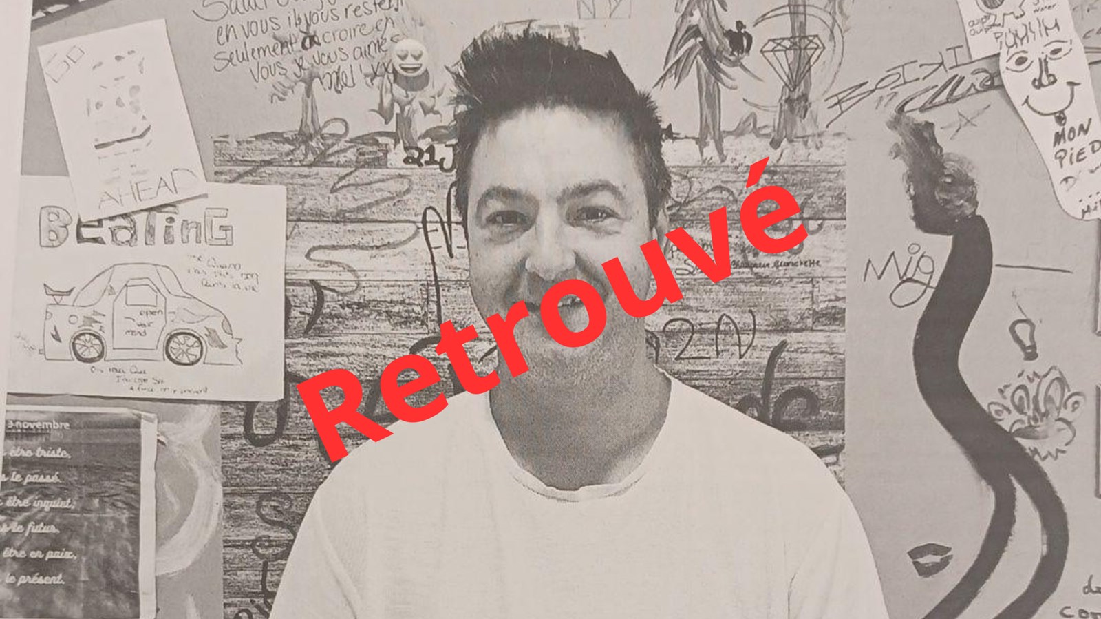 Karel Grondin Foucault a été retrouvé