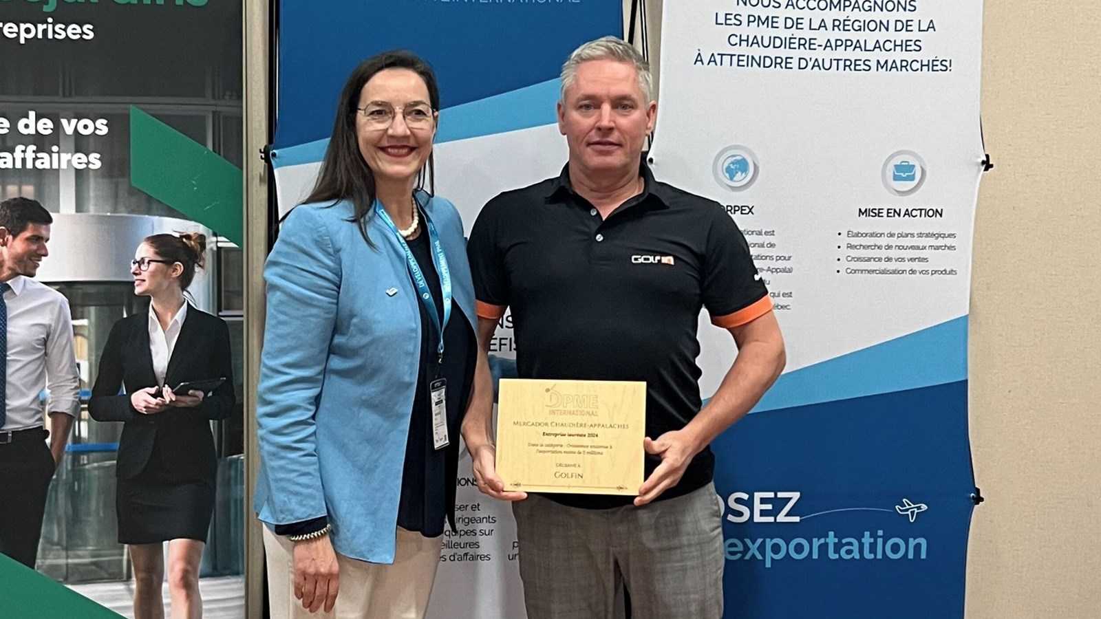 Un prix MercadOr Québec pour l'entreprise GolfIn