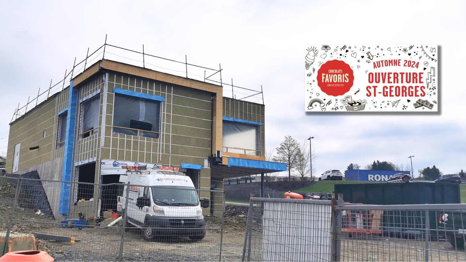 Chocolats Favoris à Saint-Georges: ouverture prévue à l'automne