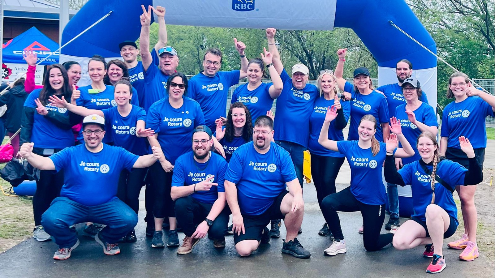 Une première course réussie pour le club Rotary de Saint-Georges