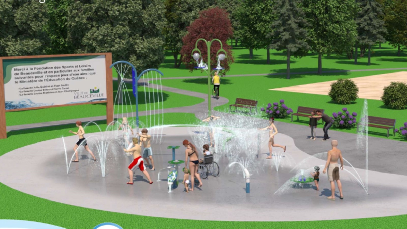 Beauceville: le contrat des jeux d'eau octroyé à Simexco