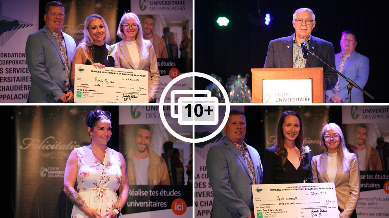 Près de 10 500 $ de bourses remis aux étudiants du Centre universitaire des Appalaches