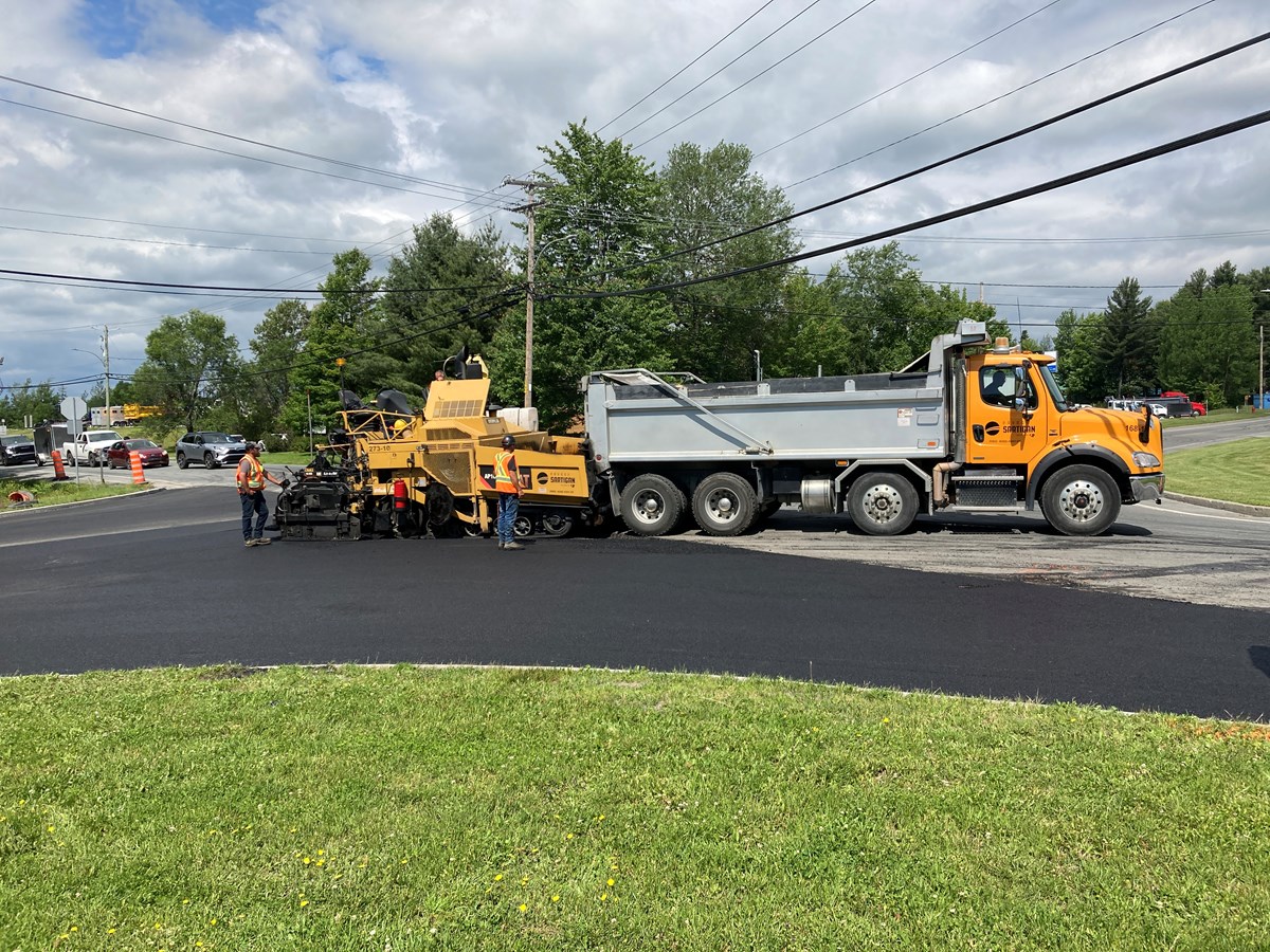 Saint-Georges : début des travaux d'asphaltage sur la 10e avenue