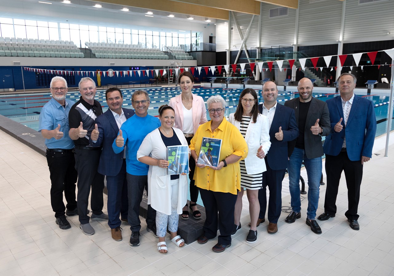 Jeux du Québec : la Ville de Saint-Georges dépose le deuxième cahier