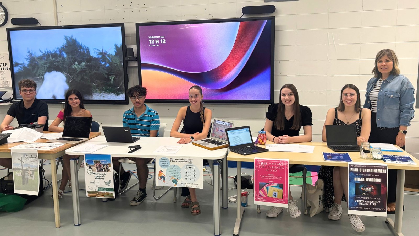 Les élèves du PEI épatent avec leurs projets personnels 