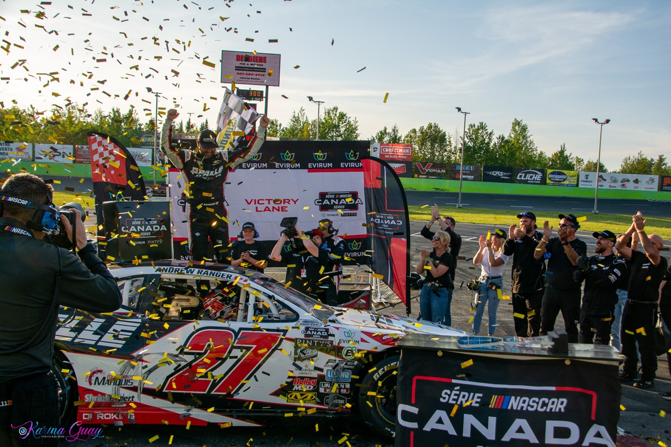 Un franc succès pour la présence annuelle de la série Nascar Canada