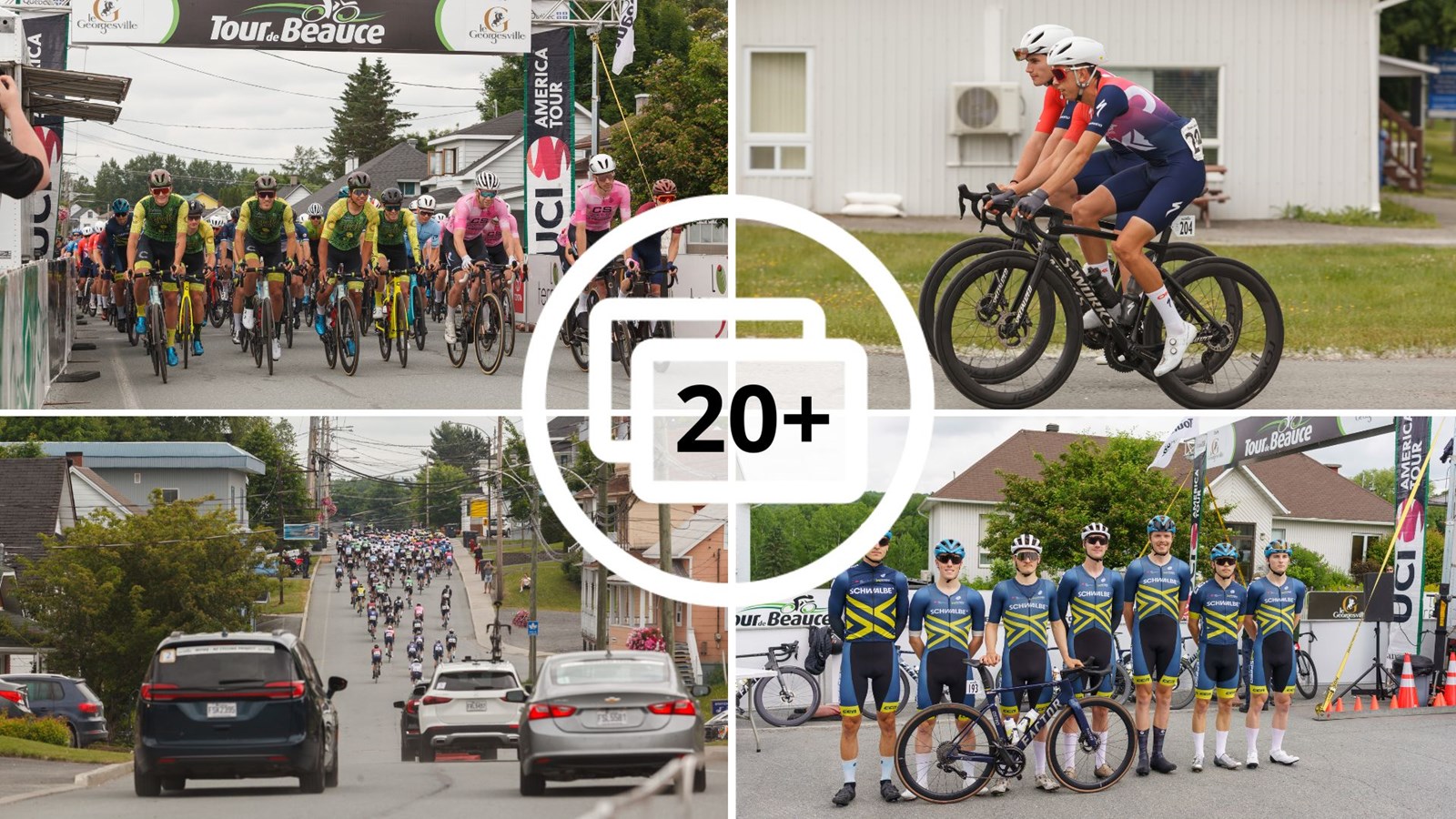 Les 21 équipes du Tour de Beauce se sont élancées ce matin