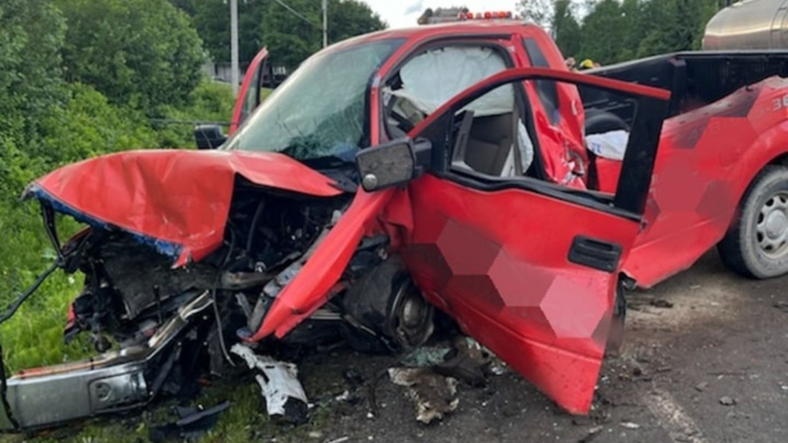 Collision mortelle à Frampton