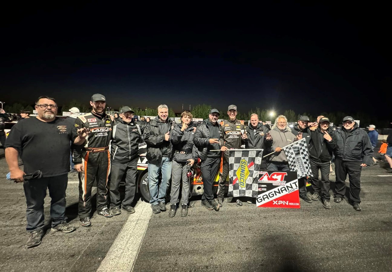 Le pilote beauceron, Raphaël Lessard, remporte le Donald Theetge 160